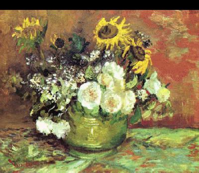 Vincent Van Gogh Roses Tournesols